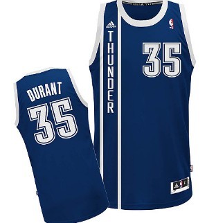 Oklahoma City Thunder #35 Kevin Durant 2013 Navy Blue Swingman Jersey