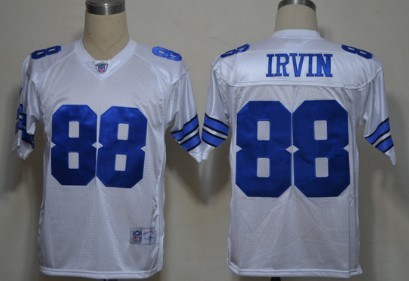 Dallas Cowboys #88 Michael Irvin White Legend Jersey 