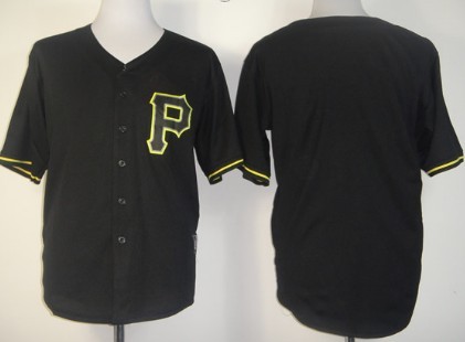 Kids' Pittsburgh Pirates Customized 2012 Black Fashion Jersey