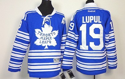 Toronto Maple Leafs #19 Joffrey Lupul 2014 Winter Classic Blue Kids Jersey 