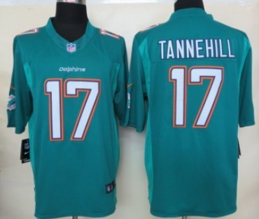 Nike Miami Dolphins #17 Ryan Tannehill 2013 Green Limited Jersey