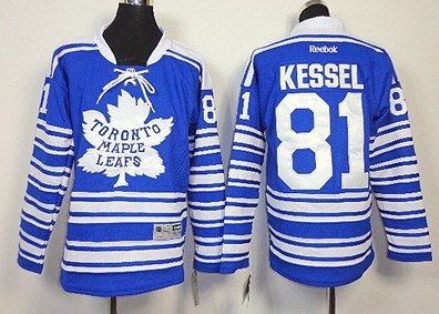 Toronto Maple Leafs #81 Phil Kessel 2014 Winter Classic Blue Kids Jersey