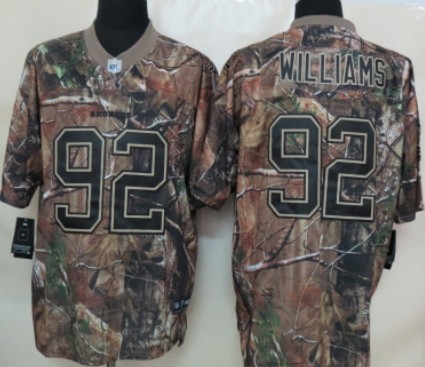 Nike Denver Broncos #92 Sylvester Williams Realtree Camo Elite Jersey 