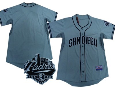 San Diego Padres Blank Gray Jersey 