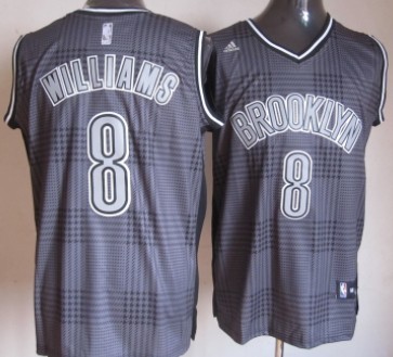 Brooklyn Nets #8 Deron Williams Black Rhythm Fashion Jersey