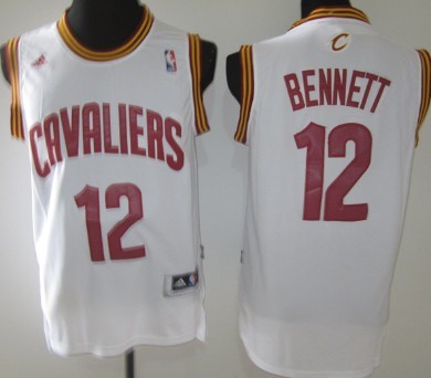 Cleveland Cavaliers #12 Anthony Bennett Revolution 30 Swingman White Jersey 