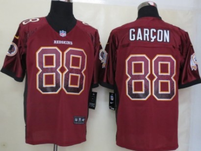 Nike Washington Redskins #88 Pierre Garcon Drift Fashion Red Elite Jersey