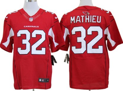 Nike Arizona Cardinals #32 Tyrann Mathieu Red Elite Jersey 