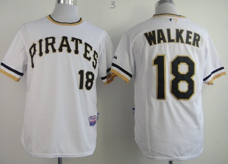 Pittsburgh Pirates #18 Neil Walker White Pullover Cool Base Jersey