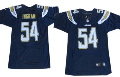 Nike San Diego Chargers #54 Melvin Ingram 2013 Navy Blue Elite Jersey 