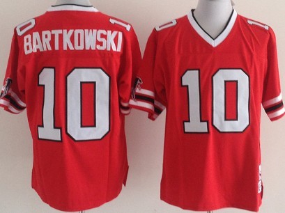 Atlanta Falcons #10 Steve Bartkowski Red Throwback Jersey