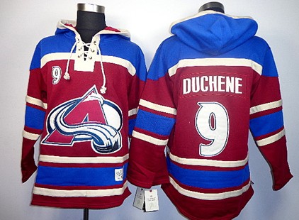 Old Time Hockey Colorado Avalanche #9 Matt Duchene Red Hoodie