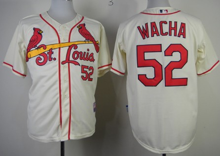 St. Louis Cardinals #52 Michael Wacha Cream Jersey 