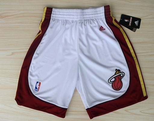 Miami Heat White Short 