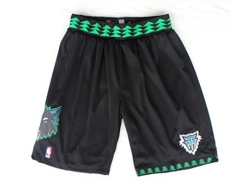 Minnesota Timberwolves Black Swingman Short