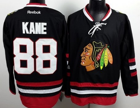 Chicago Blackhawks #88 Patrick Kane 2014 Stadium Series Black Jersey