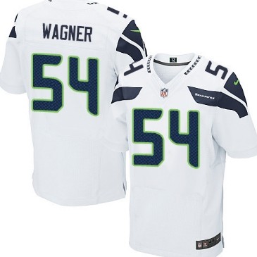 Nike Seattle Seahawks #54 Bobby Wagner White Elite Jersey 