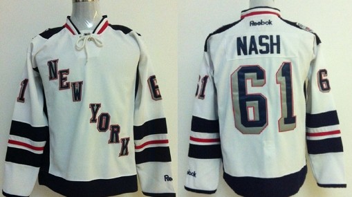 New York Rangers #61 Rick Nash 2014 Stadium Series White Jersey 