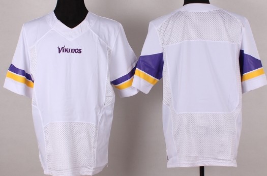 Nike Minnesota Vikings Blank 2013 White Elite Jersey 