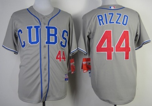 Chicago Cubs #44 Anthony Rizzo 2014 Gray Jersey