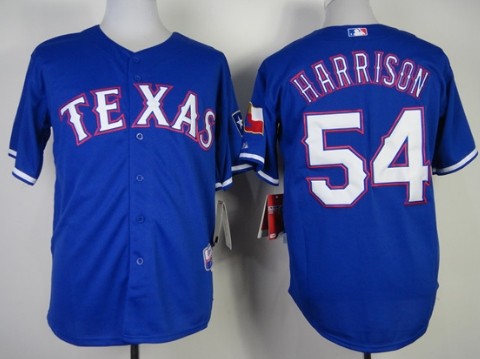 Texas Rangers #54 Matt Harrison 2014 Blue Jersey 