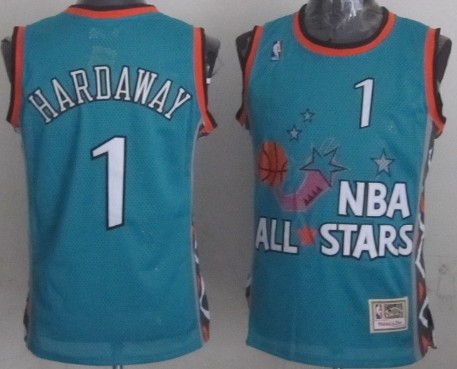 NBA 1996 All-Star #1 Penny Hardaway Green Swingman Throwback Jersey 