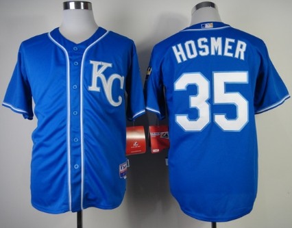 Kansas City Royals #35 Eric Hosmer 2014 Blue Jersey 