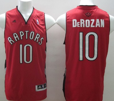 Toronto Raptors #10 Demar DeRozan Revolution 30 Swingman Red Jersey