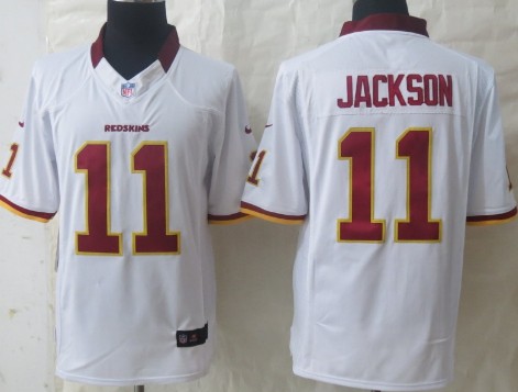 Nike Washington Redskins #11 DeSean Jackson White Limited Jersey