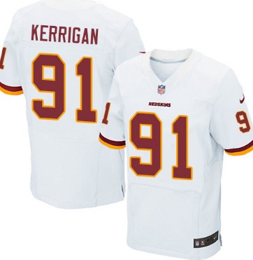 Nike Washington Redskins #91 Ryan Kerrigan 2013 White Elite Jersey