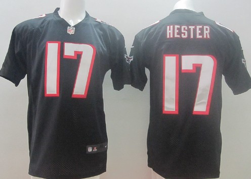 Nike Atlanta Falcons #17 Devin Hester Black Elite Jersey 