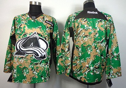 Colorado Avalanche Blank 2014 Camo Jersey