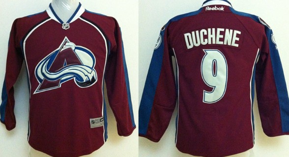 Colorado Avalanche #9 Matt Duchene Red Kids Jersey