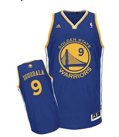 Golden State Warriors #9 Andre Iguodala Blue Swingman Jersey 