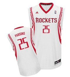 Houston Rockets #25 Chandler Parsons White Swingman Jersey 