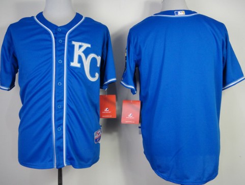 Kansas City Royals Blank 2014 Blue Jersey 