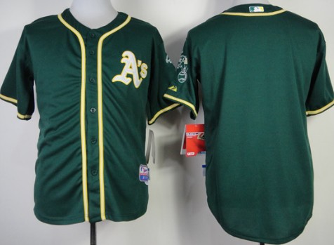 Oakland Athletics Blank 2014 Dark Green Jersey 