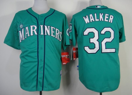 Seattle Mariners #32 Taijuan Walker Green Jersey 