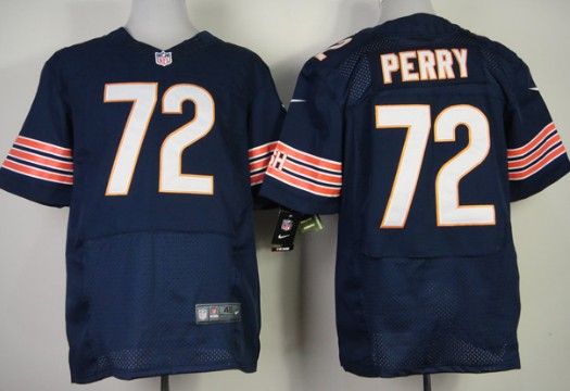 Nike Chicago Bears #72 William Perry Blue Elite Jersey 