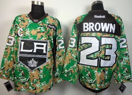 Los Angeles Kings #23 Dustin Brown 2014 Camo Jersey