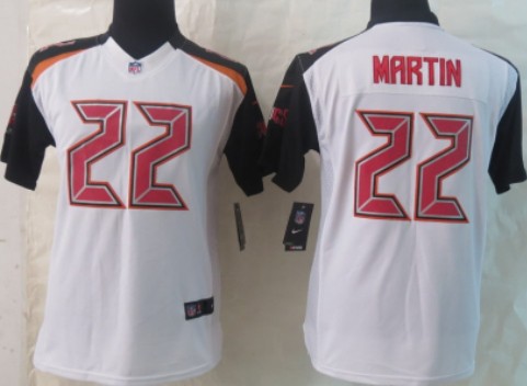 Nike Tampa Bay Buccaneers #22 Doug Martin 2014 White Limited Kids Jersey 