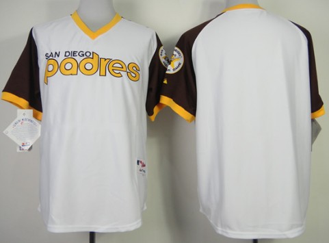 San Diego Padres Blank 1978 White Jersey 