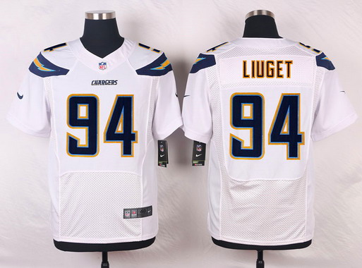 Nike San Diego Chargers #94 Corey Liuget White Road NFL Nike Elite Jersey