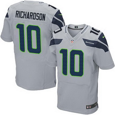 Men's Seattle Seahawks #10 Paul Richardson Gray Alternate NFL Nike Elite Jersey