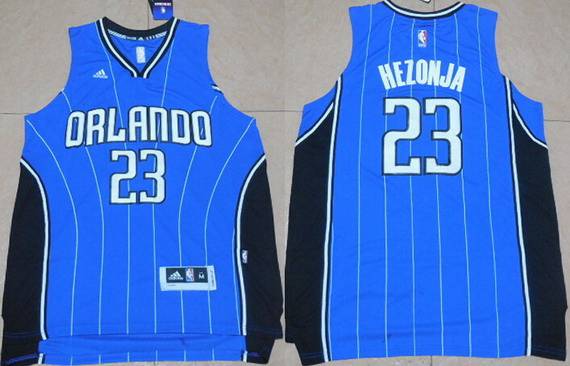 Men's Orlando Magic #23 Mario Hezonja Revolution 30 Swingman 2015 New Blue Jersey