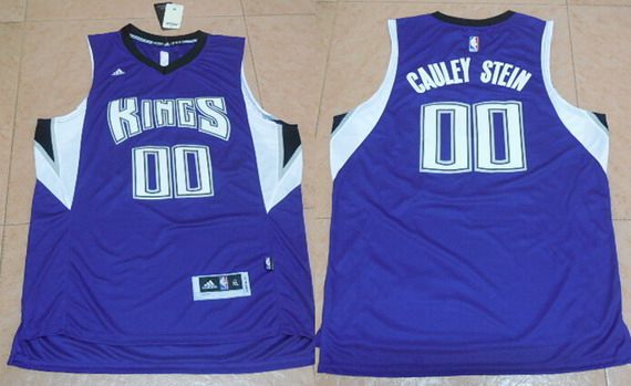 Men's Sacramento Kings #00 Willie Cauley-Stein Revolution 30 Swingman 2015 New Purple Jersey