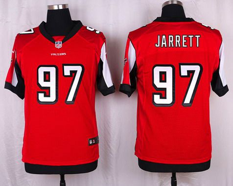 Men's Atlanta Falcons #97 Grady Jarrett Red Team Color NFL Nike Elite Jersey