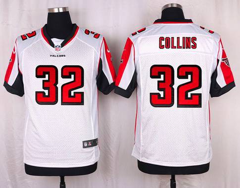 Men's Atlanta Falcons #32 Jalen Collins White Road NFL Nike Elite Jersey