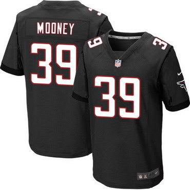 Men's Atlanta Falcons #39 Collin Mooney Black Alternate NFL Nike Elite Jersey