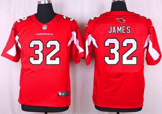 Men's Arizona Cardinals #32 Edgerrin James Red Retired Player NFL Nike Elite Jersey